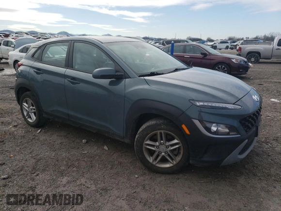 2022 Hyundai Kona SE with VIN KM8K2CAB1NU755691, listed as a Copart auction lot 88602655 with 37,517 mi miles and Salvage Title. Bid and sale history available at carsss.com. Image 4.
