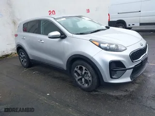 2022 Kia Sportage LX with VIN KNDPM3AC8N7983442, listed as a IAAI auction lot 41648374 with 63,865 mi miles. Bid and sale history available at carsss.com. Image 1.