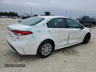 2021 Toyota Corolla L with VIN 5YFDPMAE8MP199521, listed as a Copart auction lot 45227185 with 53,977 mi miles and Salvage Title. Bid and sale history available at DreamBid. Image 3.