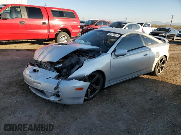 2005 Toyota Celica GT with VIN JTDDR32T550188831, listed as a Copart auction lot 43134315 with 0 mi miles and Salvage Title. Bid and sale history available at carsss.com. Image 1.