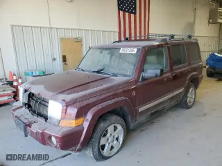 2007 Jeep Commander Limited with VIN 1J8HG582X7C553502, listed as a Copart auction lot 89201285 with 184,233 mi miles and Salvage Title. Bid and sale history available at carsss.com. Image 1.