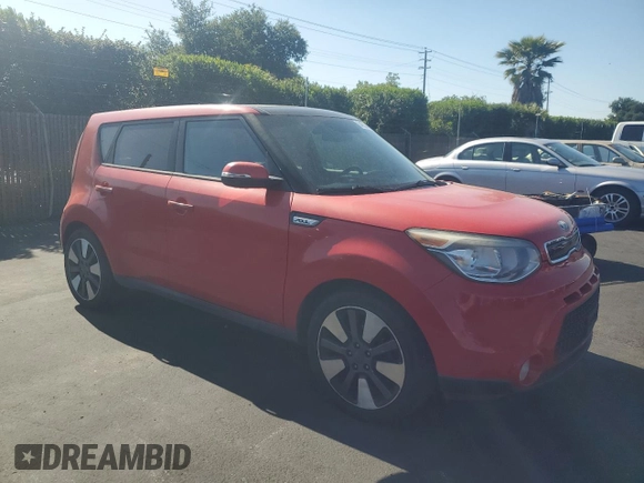 2015 Kia Soul + with VIN KNDJX3A58F7759409, listed as a Copart auction lot 54957485 with 119,899 mi miles and Clean Title. Bid and sale history available at DreamBid. Image 4.
