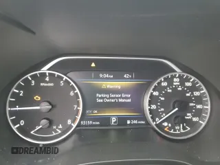 2018 Nissan Maxima SR with VIN 1N4AA6AP4JC383639, listed as a Copart auction lot 44697945 with 93,159 mi miles and Salvage Title. Bid and sale history available at carsss.com. Image 9.