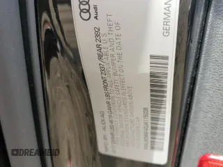 2018 Audi A4 Premium with VIN WAUKMAF40JA115039, listed as a Copart auction lot 79622144 with 57,020 mi miles and Salvage Title. Bid and sale history available at carsss.com. Image 12.