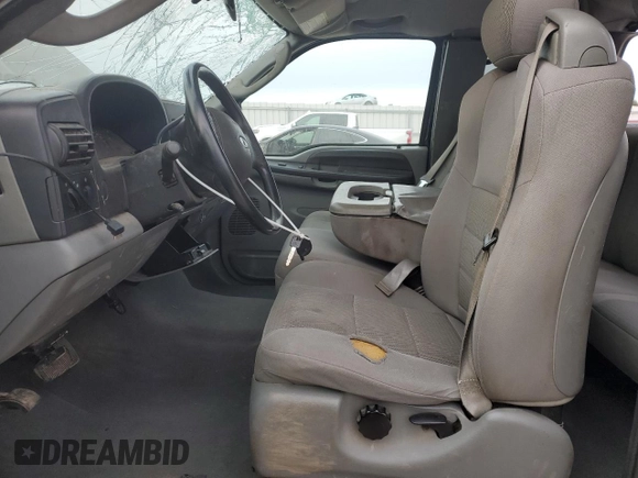 2007 Ford F-250 XL with VIN 1FTSX21P27EA04043, listed as a Copart auction lot 41401225 with 190,310 mi miles and Non Repairable. Bid and sale history available at DreamBid. Image 7.