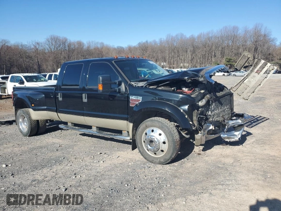 2008 Ford Super Duty F-450 DRW XL with VIN 1FTXW43R48EB36046, listed as a Copart auction lot 49319255 with 51,106 mi miles and Salvage Title. Bid and sale history available at carsss.com. Image 4.