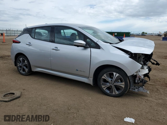 2019 Nissan LEAF SL Plus z VIN 1N4BZ1CP8KC309073, wystawiony jako Copart lot #57814845 z przebiegiem 69 098 mil mil oraz Szkoda całkowita • Salvage title. Historia ofert i sprzedaży dostępna na DreamBid. Obrazek 4.