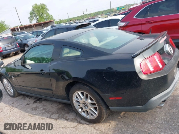 2012 Ford Mustang V6 Premium with VIN 1ZVBP8AM8C5220642, listed as a IAAI auction lot 42110826 with 106,322 mi miles. Bid and sale history available at carsss.com. Image 14.