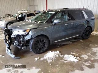 2022 Kia Carnival SX Prestige with VIN KNDNE5H3XN6063808, listed as a Copart auction lot 50247805 with 111,630 mi miles and Salvage Title. Bid and sale history available at carsss.com. Image 1.