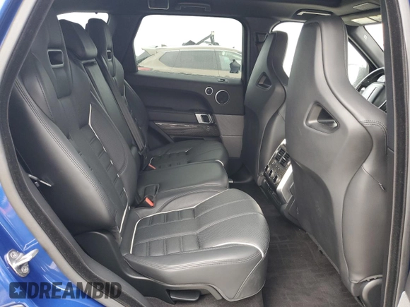 2016 Land Rover Range Rover Sport SVR with VIN SALWZ2EF1GA551964, listed as a Copart auction lot 81150084 with 39,695 mi miles and Salvage title. Bid and sale history available at DreamBid. Image 11.