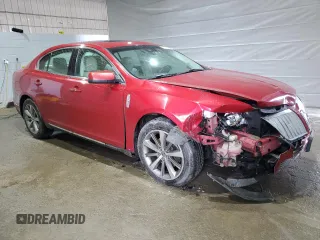 2009 Lincoln MKS with VIN 1LNHM94R39G608146, listed as a Copart auction lot 48040955 with 155,691 mi miles and Salvage Title. Bid and sale history available at carsss.com. Image 4.