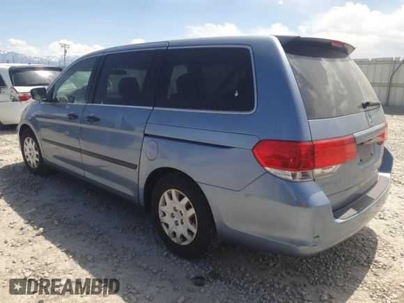 2009 Honda Odyssey LX z VIN 5FNRL382X9B028151, wystawiony jako Copart lot #54528305 z przebiegiem Nie podano mil oraz Czysty tytuł • Clean title. Historia ofert i sprzedaży dostępna na DreamBid. Obrazek 2.