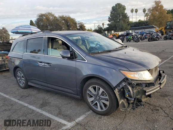2017 Honda Odyssey Touring с VIN 5FNRL5H9XHB001121, выставлен на аукционе Copart как лот 81855504 с пробегом Не указан миль и Списание • Salvage title. История ставок и продаж доступна на DreamBid. Изображение 4.