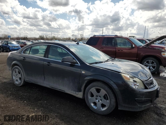 2009 Saturn Aura XE with VIN 1G8ZS57BX9F103047, listed as a Copart auction lot 50535585 with 194,895 mi miles and Salvage Title. Bid and sale history available at DreamBid. Image 4.