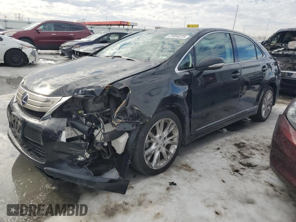 2010 Lexus HS 250h with VIN JTHBB1BA8A2021133, listed as a Copart auction lot 41464225 with 180,810 mi miles and Salvage Title. Bid and sale history available at DreamBid. Image 1.