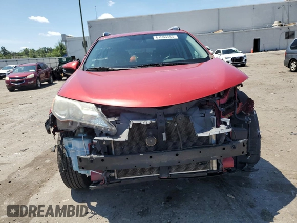2013 Toyota RAV4 XLE with VIN 2T3RFREV4DW102059, listed as a Copart auction lot 61663585 with 132,375 mi miles and Salvage title. Bid and sale history available at DreamBid. Image 5.