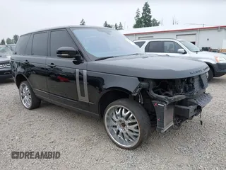 2016 Land Rover Range Rover Supercharged z VIN SALGS2EF3GA277630, wystawiony jako IAAI lot #42428358 z przebiegiem 87 981 mil mil oraz . Historia ofert i sprzedaży dostępna na DreamBid. Obrazek 1.