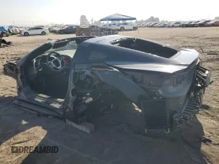 2017 Chevrolet Corvette Z06 1LZ with VIN 1G1YN2D64H5606942, listed as a Copart auction lot 68897834 with 0 mi miles and Salvage Title. Bid and sale history available at carsss.com. Image 2.