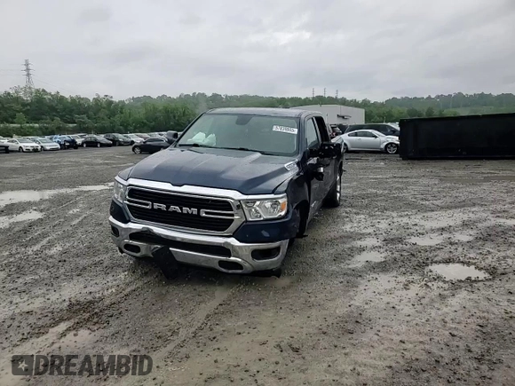 2019 Ram 1500 Big Horn z VIN 1C6SRFFT1KN803206, wystawiony jako Copart lot #57839865 z przebiegiem 58 349 mil mil oraz Szkoda całkowita • Salvage title. Historia ofert i sprzedaży dostępna na DreamBid. Obrazek 14.