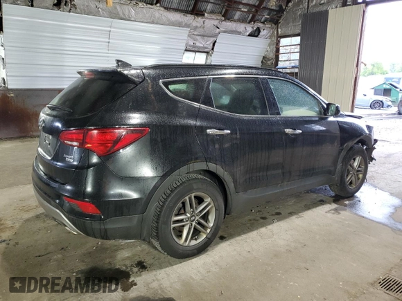 2017 Hyundai Santa Fe 2.4L with VIN 5NMZUDLB1HH013853, listed as a Copart auction lot 62577715 with 65,336 mi miles and Salvage title. Bid and sale history available at DreamBid. Image 3.