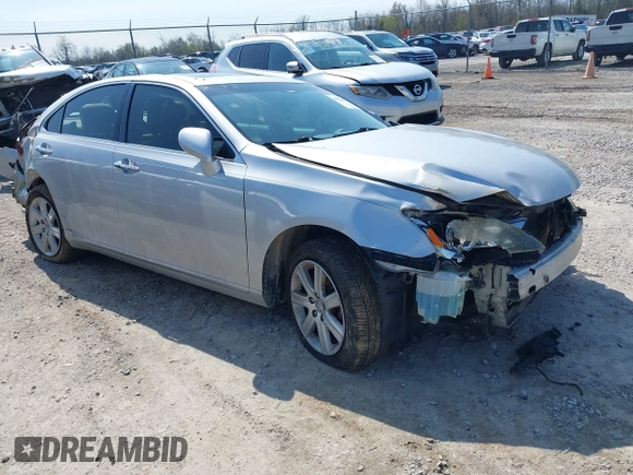 2008 Lexus ES 350 with VIN JTHBJ46G182184591, listed as a IAAI auction lot 41933603 with 265,598 mi miles. Bid and sale history available at carsss.com. Image 1.