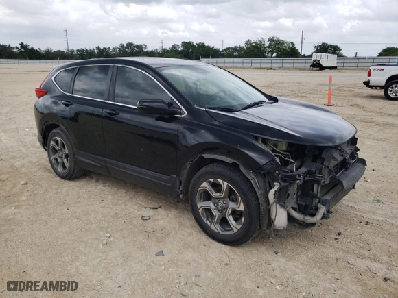 2017 Honda CR-V EX-L with VIN 7FARW1H85HE004777, listed as a Copart auction lot 54179075 with 231,375 mi miles and Salvage Title. Bid and sale history available at carsss.com. Image 4.