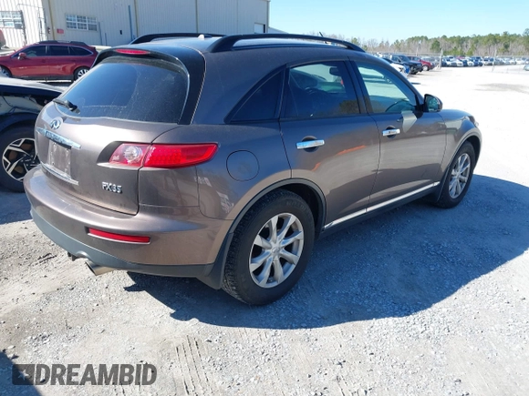 2006 Infiniti FX with VIN JNRAS08W46X208731, listed as a IAAI auction lot 41617864 with 229,235 mi miles and . Bid and sale history available at carsss.com. Image 4.