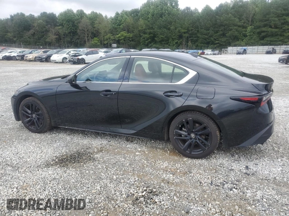 2021 Lexus IS 300 with VIN JTHC81F27M5046193, listed as a Copart auction lot 59846805 with 92,034 mi miles and Salvage title. Bid and sale history available at DreamBid. Image 2.
