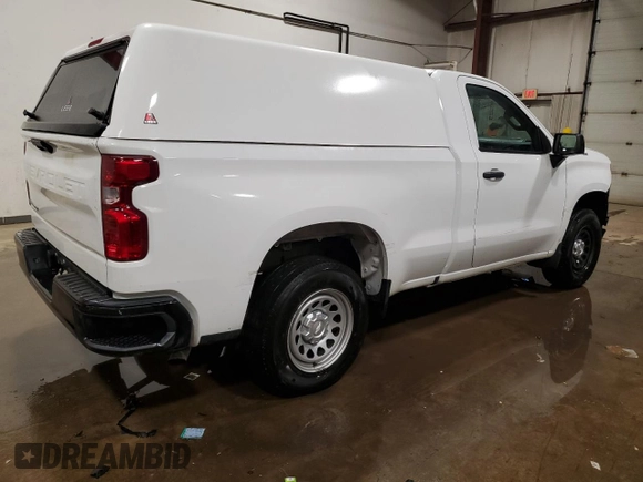 2023 Chevrolet Silverado 1500 Work Truck with VIN 3GCNAAEKXPG364550, listed as a Copart auction lot 47780765 with 82,865 mi miles and Clean Title. Bid and sale history available at carsss.com. Image 3.
