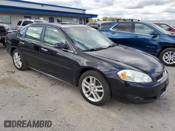 2014 Chevrolet Impala LTZ with VIN 2G1WC5E36E1102764, listed as a Copart auction lot 55279535 with 149,547 mi miles and Non Repairable. Bid and sale history available at DreamBid. Image 4.