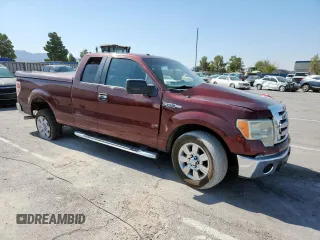 2009 Ford F-150 STX with VIN 1FTRX12819FA12244, listed as a Copart auction lot 58618995 with 136,773 mi miles and Salvage title. Bid and sale history available at DreamBid. Image 4.