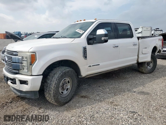 2017 Ford F-250 Lariat with VIN 1FT7W2BT7HEE41901, listed as a Copart auction lot 55635425 with 233,769 mi miles and Salvage title. Bid and sale history available at DreamBid. Image 1.