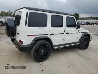 2020 Mercedes-Benz G with VIN W1NYC7HJ1LX353898, listed as a Copart auction lot 77526604 with 41,978 mi miles and Salvage Title. Bid and sale history available at carsss.com. Image 3.