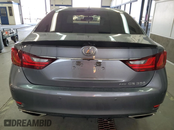 2013 Lexus GS 350 with VIN JTHCE1BL4D5005611, listed as a Copart auction lot 72619544 with 143,604 mi miles and Salvage Title. Bid and sale history available at carsss.com. Image 6.