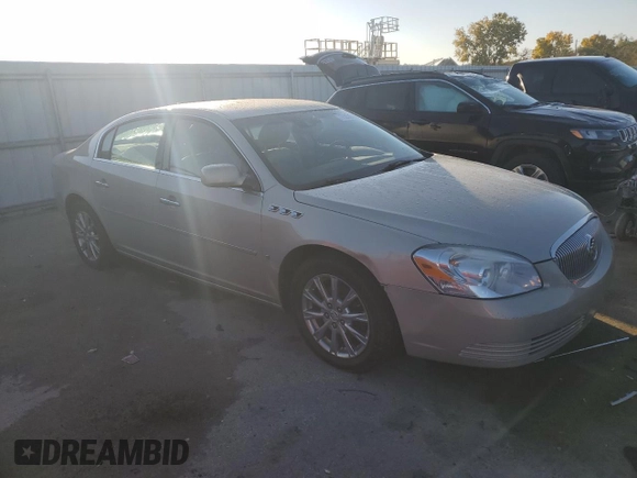 2009 Buick Lucerne CXL with VIN 1G4HD57M39U138968, listed as a Copart auction lot 77555374 with 172,065 mi miles and Salvage Title. Bid and sale history available at carsss.com. Image 4.