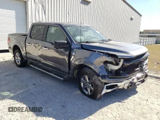 2024 Ford F-150 XLT with VIN 1FTFW3LD7RFA02721, listed as a Copart auction lot 44054055 with 18,925 mi miles and Clean Title. Bid and sale history available at carsss.com. Image 4.