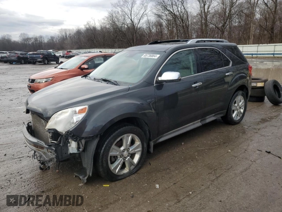 2013 Chevrolet Equinox LTZ with VIN 2GNFLGE31D6219552, listed as a Copart auction lot 85736864 with Not Provided miles and Salvage Title. Bid and sale history available at carsss.com. Image 1.