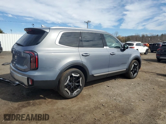 2024 Kia Telluride EX z VIN 5XYP3DGC1RG433556, wystawiony jako Copart lot #48324915 z przebiegiem 16 648 mil mil oraz Szkoda całkowita • Salvage title. Historia ofert i sprzedaży dostępna na DreamBid. Obrazek 3.
