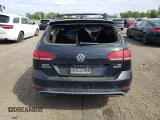 2018 Volkswagen Golf SportWagen S with VIN 3VW117AU1JM752667, listed as a Copart auction lot 62789004 with 0 mi miles and Non Repairable. Bid and sale history available at carsss.com. Image 6.