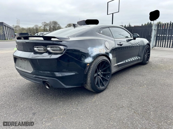2019 Chevrolet Camaro 1SS with VIN 1G1FE1R76K0151129, listed as a Copart auction lot 53760815 with 41,111 mi miles and Salvage Title. Bid and sale history available at carsss.com. Image 4.