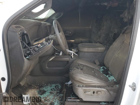 2020 Chevrolet Silverado 1500 LTZ with VIN 1GCUYGEL5LZ101671, listed as a Copart auction lot 41624055 with Not Provided miles and Salvage Title. Bid and sale history available at DreamBid. Image 7.