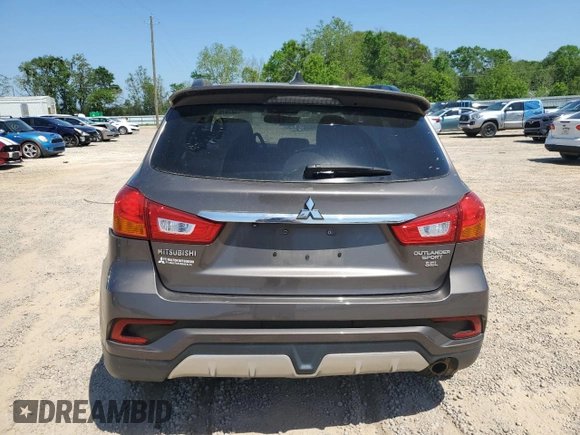 2018 Mitsubishi Outlander SEL with VIN JA4AP4AW8JU003405, listed as a Copart auction lot 52287615 with 66,625 mi miles and Salvage title. Bid and sale history available at DreamBid. Image 6.