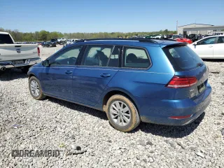 2019 Volkswagen Golf SportWagen S with VIN 3VWY57AU5KM512610, listed as a Copart auction lot 49362134 with 92,592 mi miles. Bid and sale history available at carsss.com. Image 2.