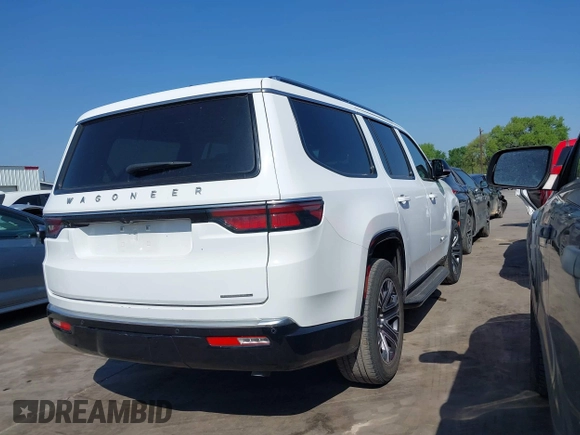 2024 Jeep Wagoneer Series II with VIN 1C4SJUBP9RS126155, listed as a IAAI auction lot 41851590 with 46,543 mi miles and . Bid and sale history available at DreamBid. Image 4.