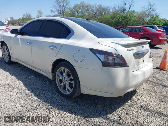 2013 Nissan Maxima S with VIN 1N4AA5AP0DC837111, listed as a IAAI auction lot 42105366 with 118,166 mi miles and . Bid and sale history available at DreamBid. Image 3.