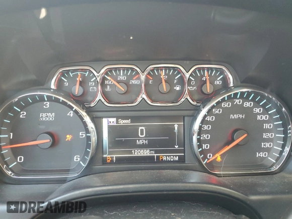 2014 Chevrolet Silverado 1500 LT with VIN 3GCPCREC0EG117738, listed as a Copart auction lot 53074775 with 120,696 mi miles and Salvage Title. Bid and sale history available at DreamBid. Image 9.