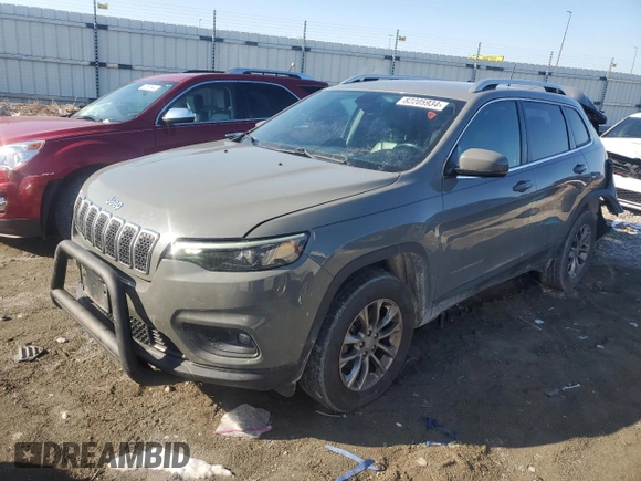 2020 Jeep Cherokee Altitude with VIN 1C4PJMLB5LD579435, listed as a Copart auction lot 82205934 with 53,648 mi miles and Salvage Title. Bid and sale history available at carsss.com. Image 1.