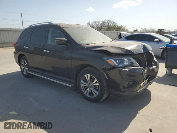 2019 Nissan Pathfinder SL with VIN 5N1DR2MM3KC618944, listed as a Copart auction lot 47106285 with 105,441 mi miles and Salvage Title. Bid and sale history available at carsss.com. Image 4.