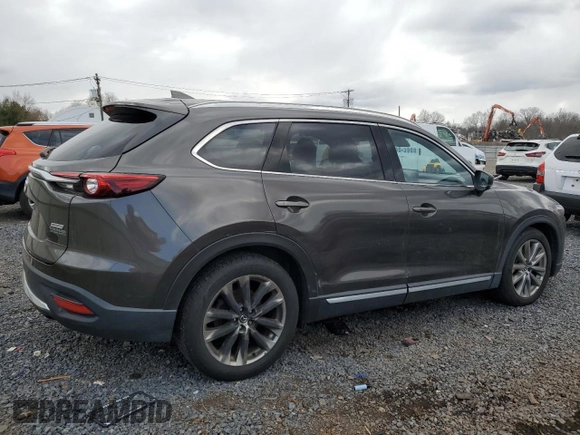 2016 Mazda CX-9 Grand Touring z VIN JM3TCBDY2G0114342, wystawiony jako Copart lot #49883325 z przebiegiem 41 716 mil mil oraz Czysty tytuł • Clean title. Historia ofert i sprzedaży dostępna na DreamBid. Obrazek 3.