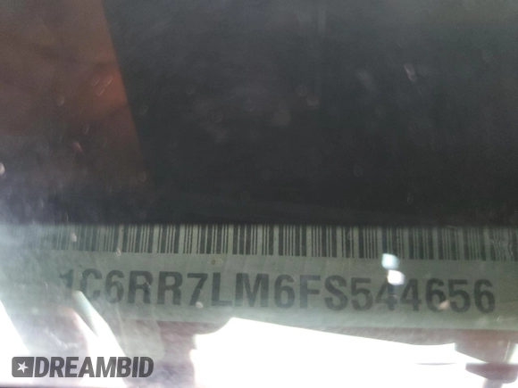 2015 Ram 1500 Big Horn z VIN 1C6RR7LM6FS544656, wystawiony jako Copart lot #55255535 z przebiegiem 266 130 mil mil oraz Szkoda całkowita • Salvage title. Historia ofert i sprzedaży dostępna na DreamBid. Obrazek 12.